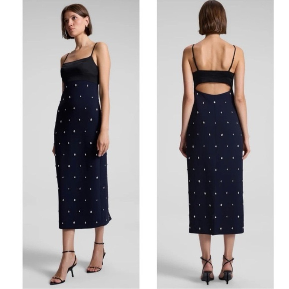 ALC Alana Embellished Midi Dress, Size 4, $895